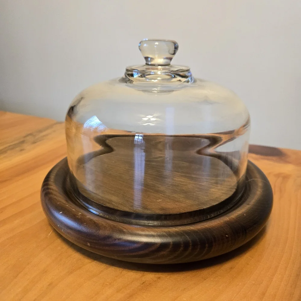 Vintage Goodwood Cheese Dome with Glass Cloche